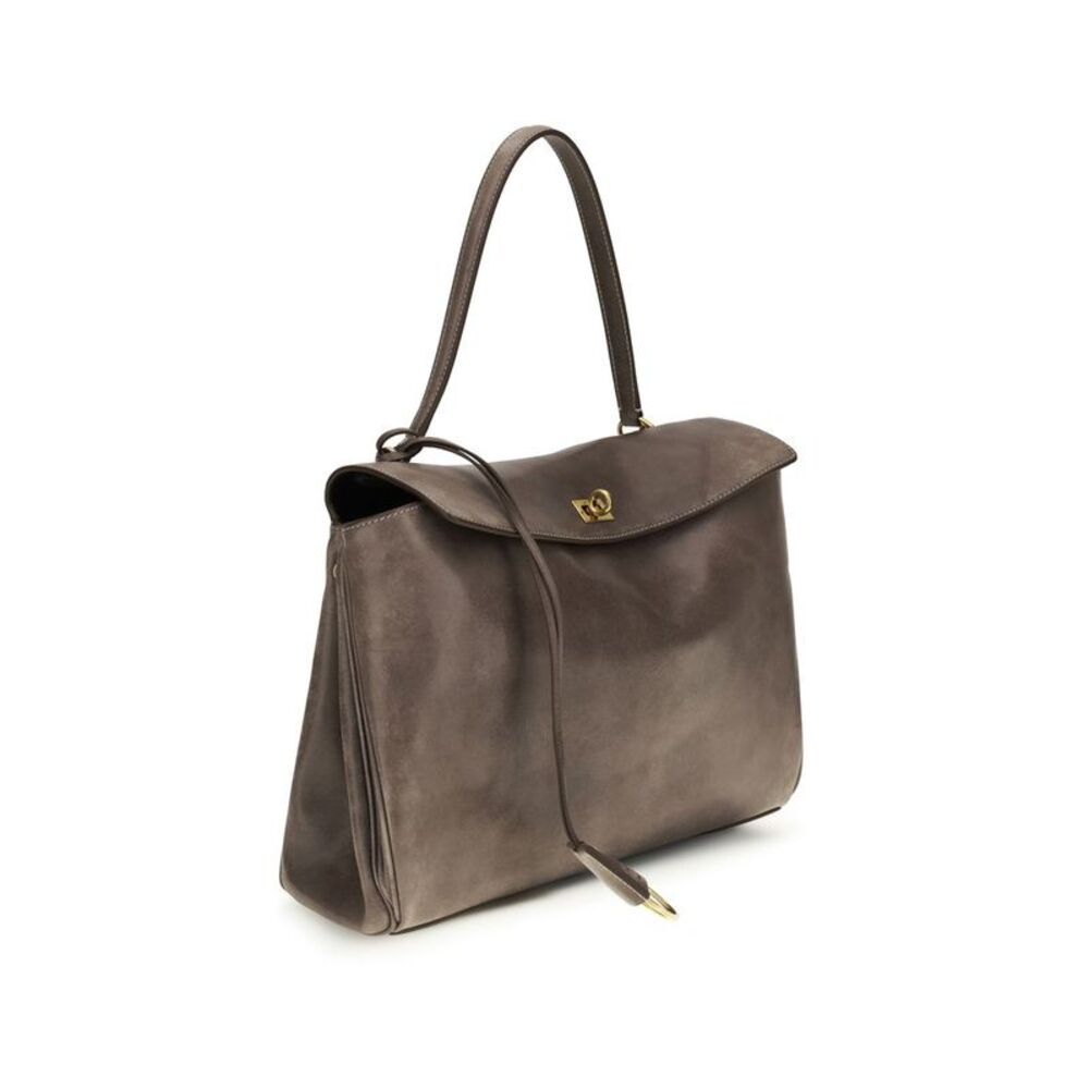 Balenciaga Gray Lamb Ovis Aries Aries Shoulder Women's Bag - Picture 2 of 4